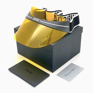 Dior Yellow DIORCLUB1 Visor